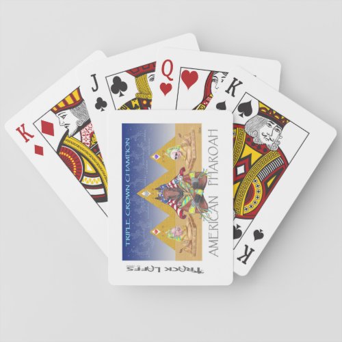 American Pharoah Triple Crown Playing Cards