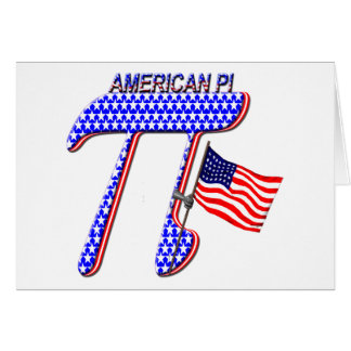 AMERICAN PI (PIE) - MATH HUMOR CARDS