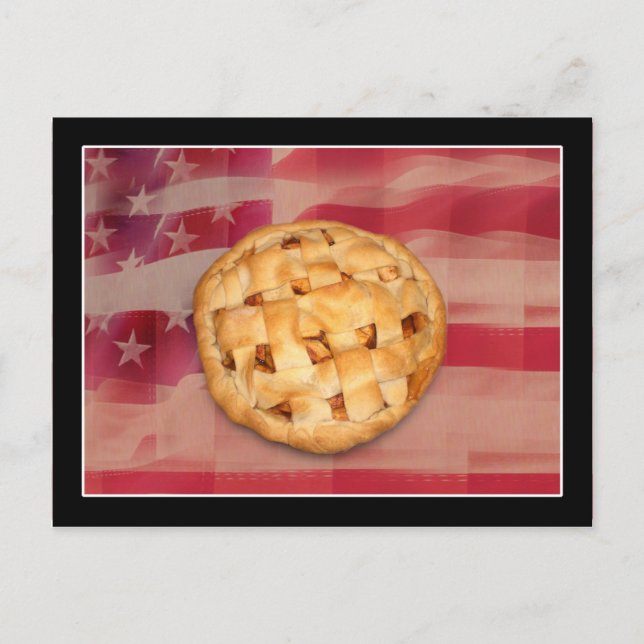 American Pie on Old Glory Postcard (Front)