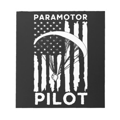 American pilot flag notepad