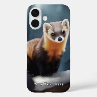 American Pine Marten iPhone 16 Case