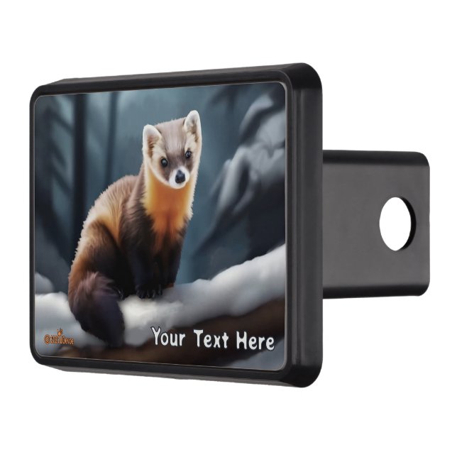 American Pine Marten Hitch Cover (Left)