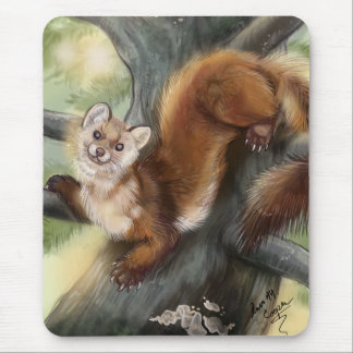 American Pine Marten Mouse Pad