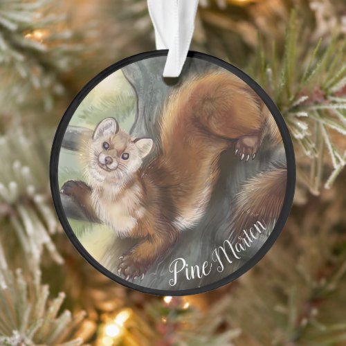 American Pine Marten Ornament