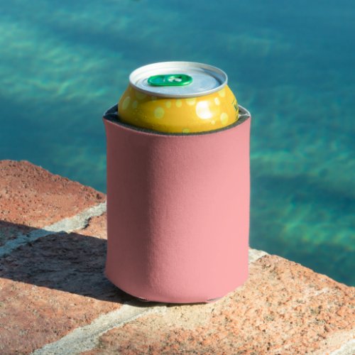 American Pink Solid Color Can Cooler