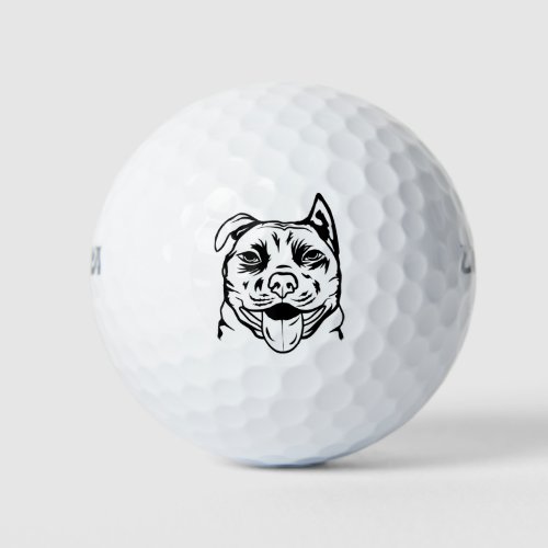 American Pit Bull Dog Golf Balls