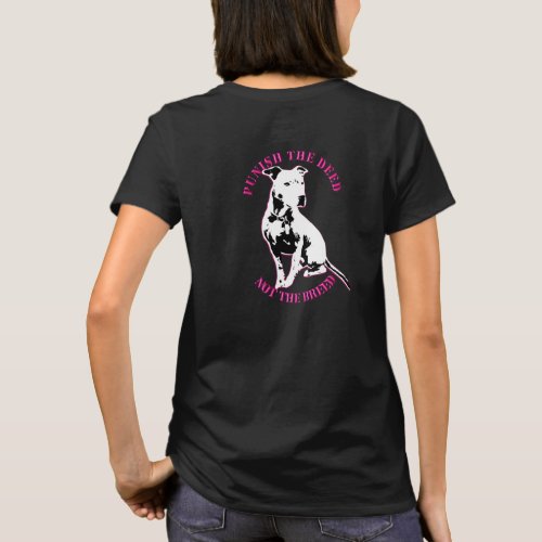 American Pit Bull _ Punish the Deed not the Breed T_Shirt