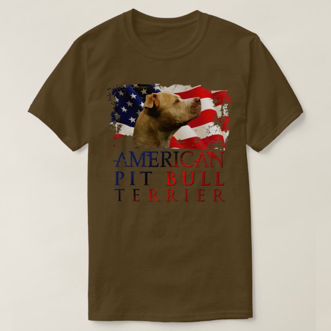 American Pit Bull Terrier 8  T-Shirt (Design Front)