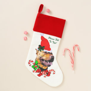 American Pit Bull Terrier Christmas Stocking