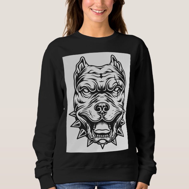 American Pit Bull Terrier Dog Breed Sweatshirt (Front)