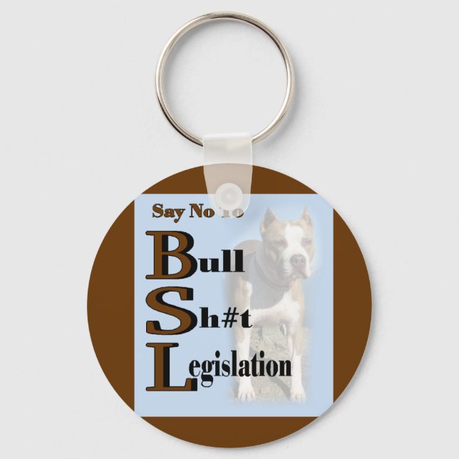 American Pit Bull Terrier Gifts Keychain (Front)