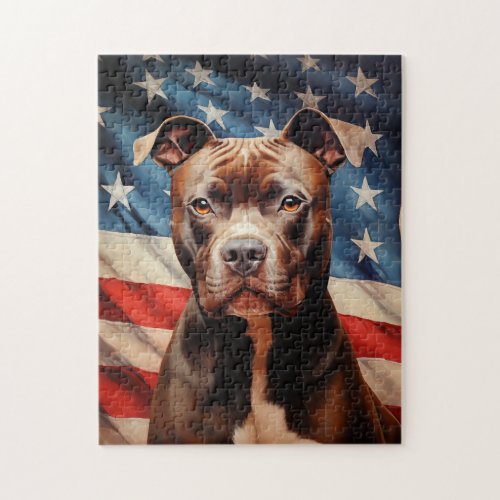 American Pit Bull Terrier Jigsaw Puzzle