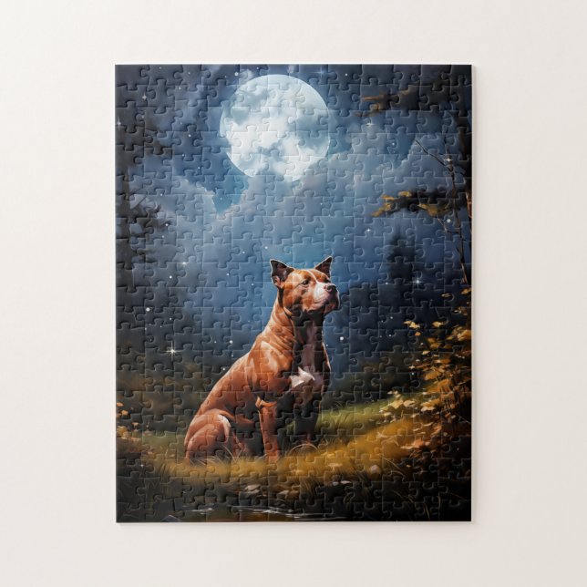 American Pit Bull Terrier Jigsaw Puzzle (Vertical)