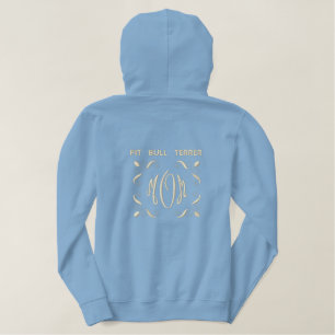 American Pit Bull Terrier MOM Embroidered Hoodie