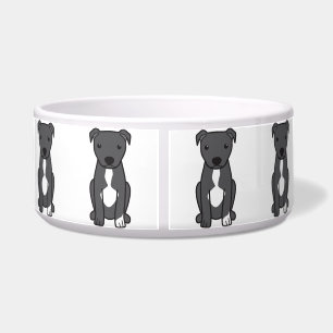 American Pit Bull Terrier (Natural Ears) Bowl