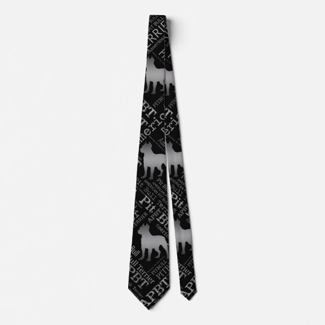 American Pit Bull Terrier Neck Tie (Front)