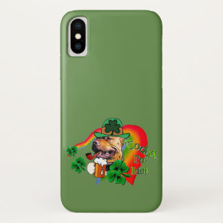 American Pit Bull Terrier St Patricks iPhone X Case