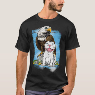 American Pit Bulls &amp Bald Eagle T-Shirt