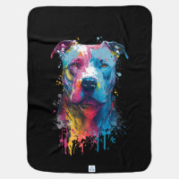 Pitbull baby blanket sale