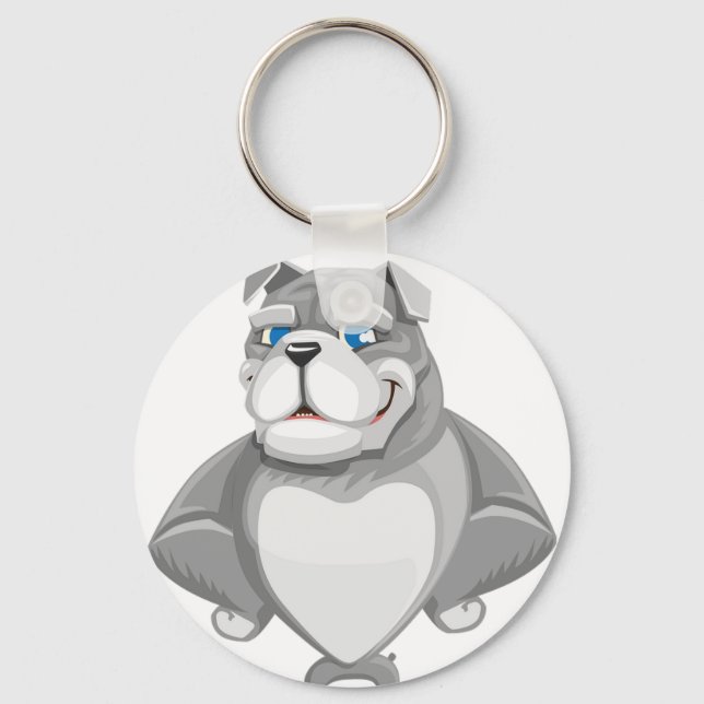 American pitbull keychain (Front)