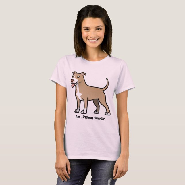 American Pitbull Terrier T-Shirt (Front Full)
