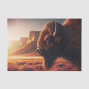 American Plains Bison Decoupage Paper