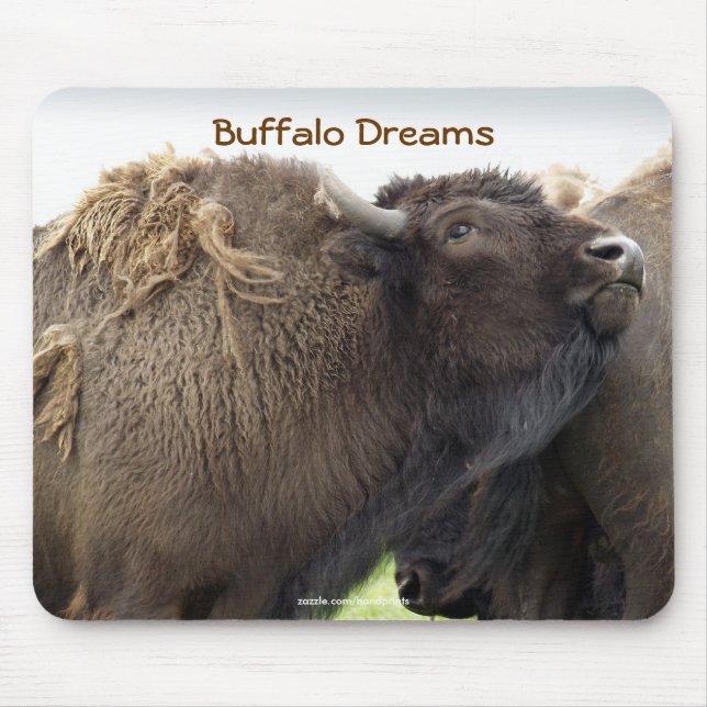 American Plains Buffalo Bison Mousepad (Front)
