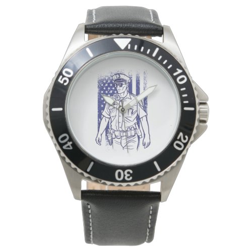 AMERICAN POLICE OFFICER WATCH