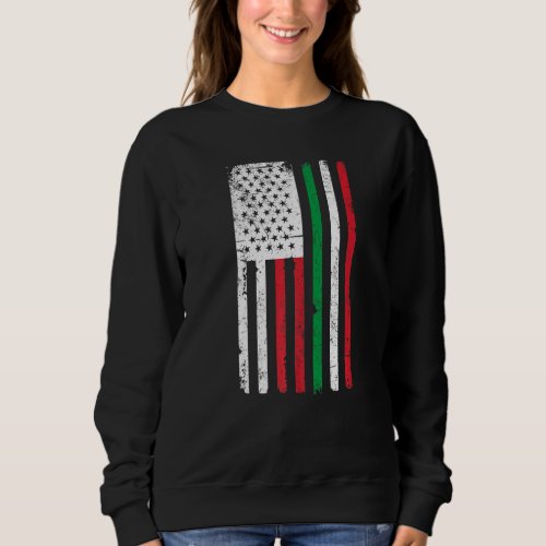 American Polish Italian Pride Flag Usa Poland Ital Sweatshirt