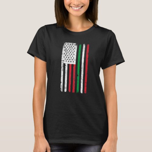 American Polish Italian Pride Flag Usa Poland Ital T_Shirt