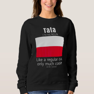 American Polish Patriot Flag Fathers Day Poland Da Sweatshirt