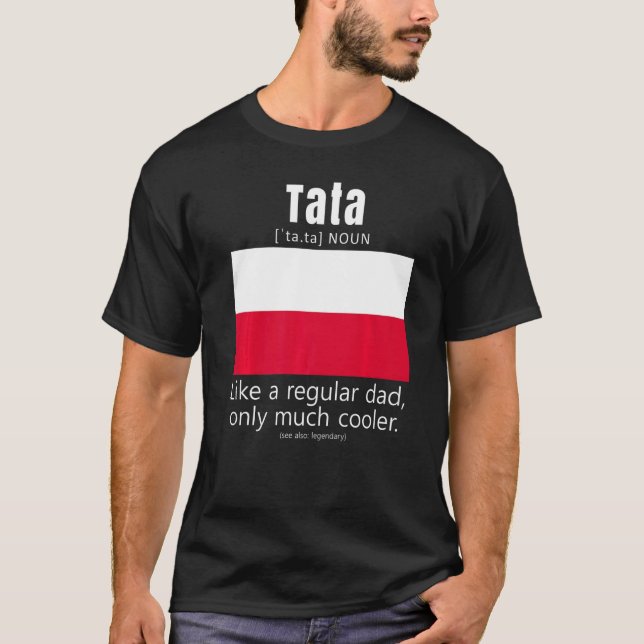 American Polish Patriot Flag Fathers Day Poland Da T-Shirt (Front)