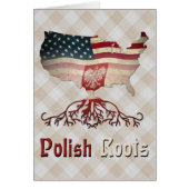 American Polish Roots Card (Front)