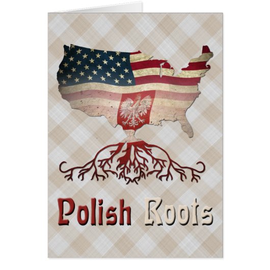 American Polish Roots Card (Front)