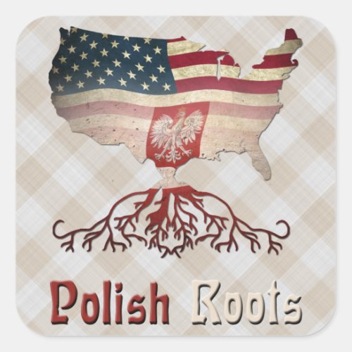 American Polish Roots Sticker Sheet