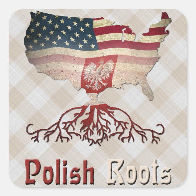 American Polish Roots Sticker Sheet (Front)