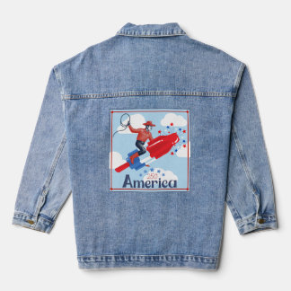 American Pop Cowboy Denim Jacket