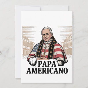 American Pope Leo Catholic Church Christian Faith Invitation