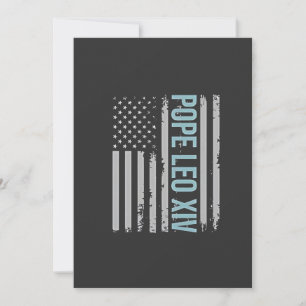 American Pope Leo Catholic Church Christian Faith Invitation