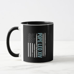 American Pope Leo Catholic Church Christian Faith  Mug