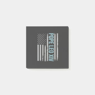 American Pope Leo Catholic Church Christian Faith Post-it Notes