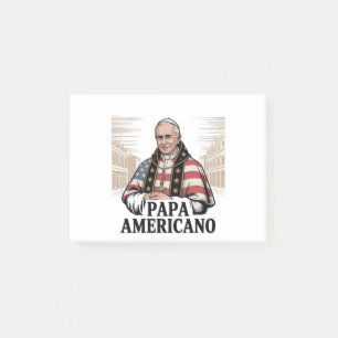 American Pope Leo Catholic Church Christian Faith Post-it Notes