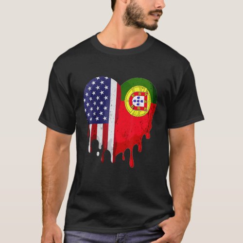 American Portuguese Heritage Month Portugal Flag H T_Shirt