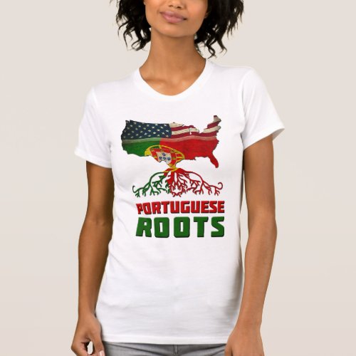 American Portuguese Roots T_Shirt