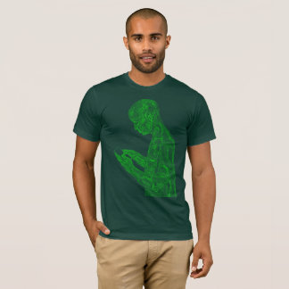 American Prayer (forest w/ neon green) T-Shirt