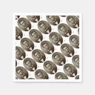 American President Abe Lincoln Vintage Portrait US Napkins