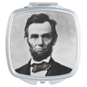 American President Abraham Lincoln, Civil War  Compact Mirror