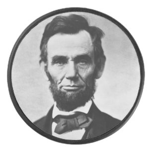 American President Abraham Lincoln, Civil War  Hockey Puck