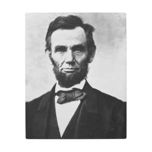 American President Abraham Lincoln, Civil War  Metal Print
