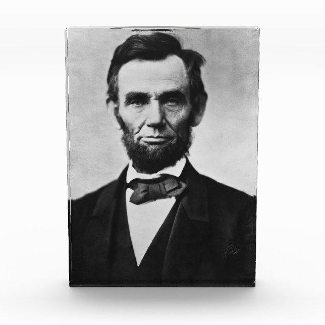 American President Abraham Lincoln, Civil War  Photo Block (Front)